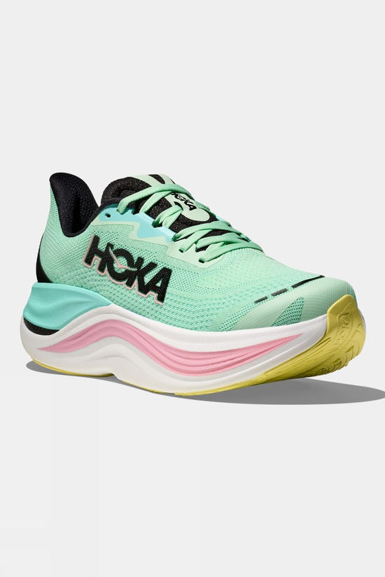 Hoka Womens Skyward X Shoes Mint Flourite/Blue Spark