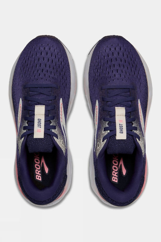 Brooks Womens Ghost 16 Shoes Blue Ribbon/Dianthus/Peacoat