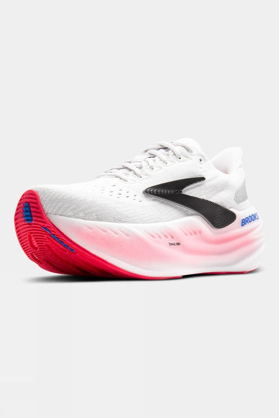 Brooks Womens Glycerin Max Shoes White/Black/Diva Pink
