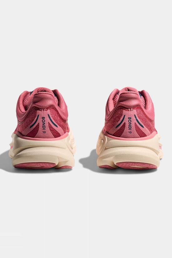 Hoka Womens Bondi 9 Shoes Lingonberry / Cranberry