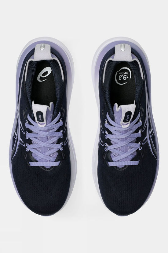 Asics Womens Nimbus 28 Shoes Midnight/Bluebell