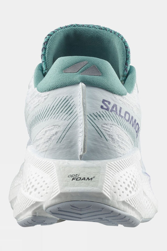 Salomon Womens Aero Glide 4 Shoes Ancient Water/White/Oil Blue