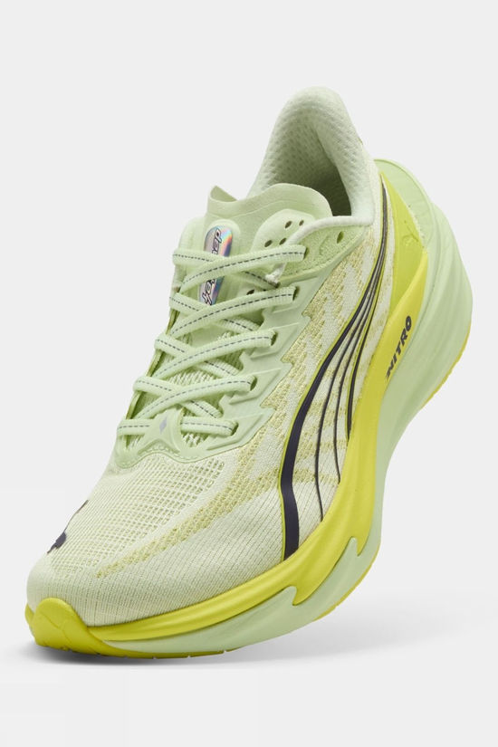 Puma Womens Deviate Nitro 4 Shoes Apple Spritz-Lux Lime
