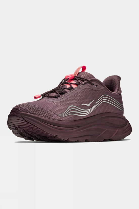 Hoka Womens Clifton 11 GTX Shoes Smoky Quartz / Deep Mauve