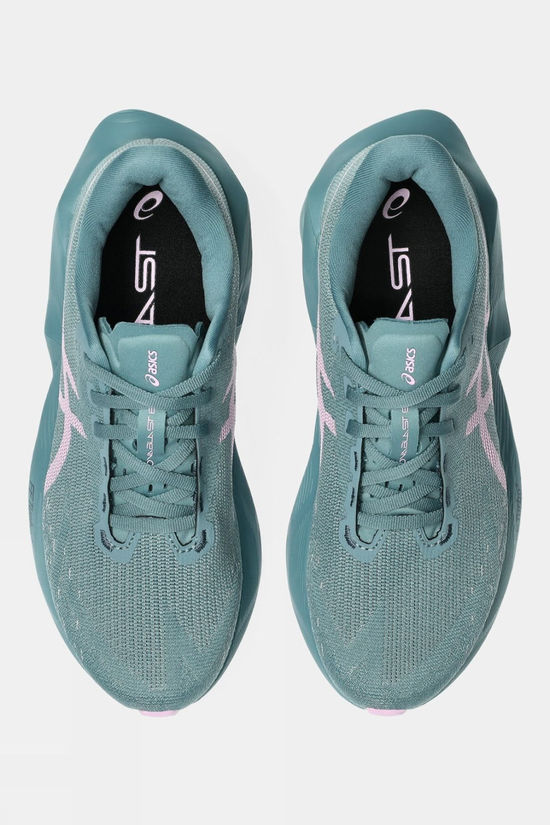 Asics Womens Novablast 6 Shoes Foggy Teal/Hazy Lilac