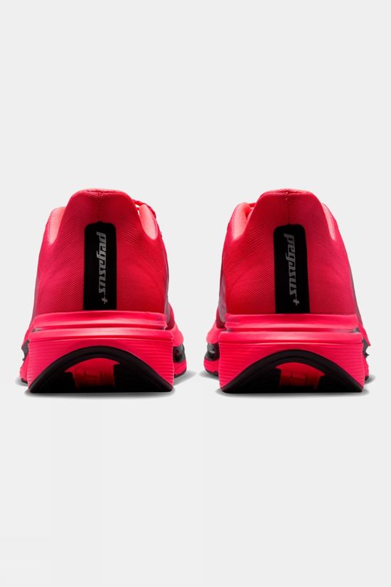 Nike Womens Pegasus Plus 2 Shoes Flash Crimson/Metallic Silver-Black