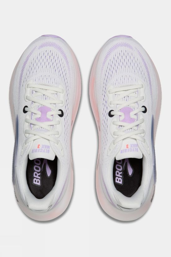 Brooks Womens Glycerin Max 3 Shoes White/Hyperiris/Coral