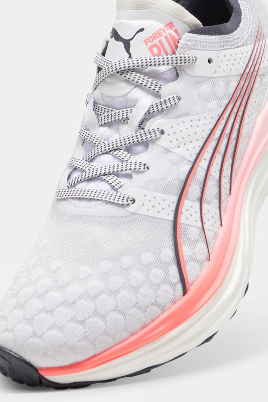 Puma Womens Foreverrun Nitro Shoes Puma White/Sunset Glow/Galactic Gray