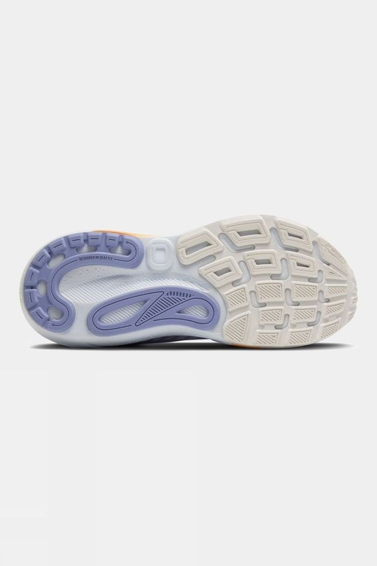 Brooks Womens Adrenaline GTS 24 Shoes Blue Heron/White/Orange