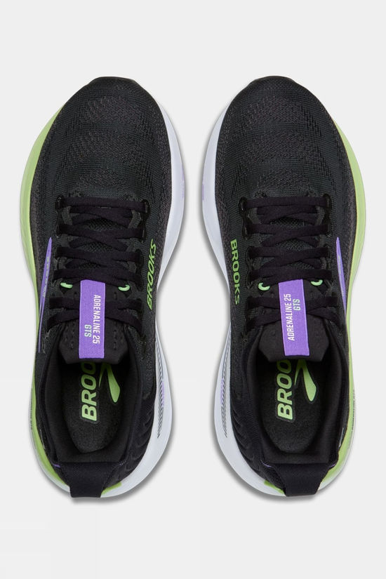 Brooks Womens Adrenaline GTS 25 Shoes Black/Blackened Pearl/Purple