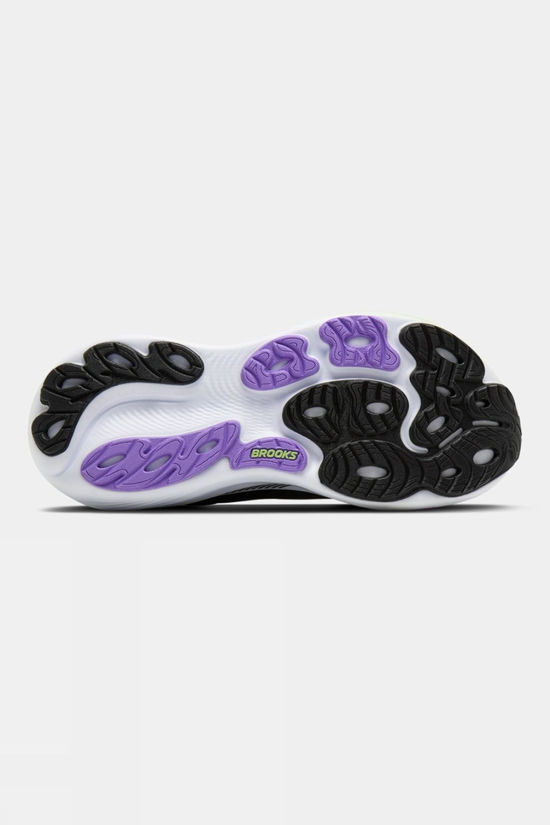 Brooks Womens Adrenaline GTS 25 Shoes Black/Blackened Pearl/Purple
