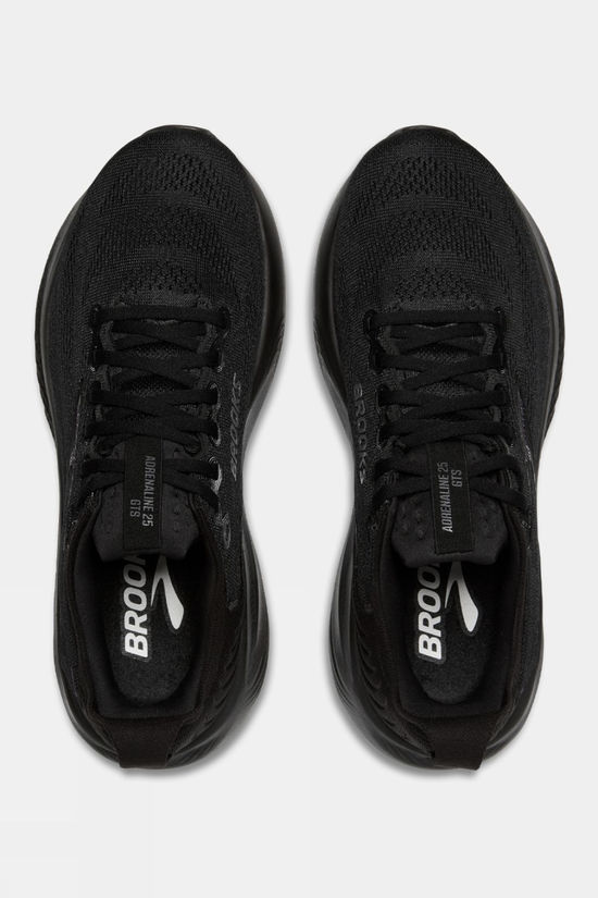 Brooks Womens Adrenaline GTS 25 Shoes - Wide  Black/Black/Ebony