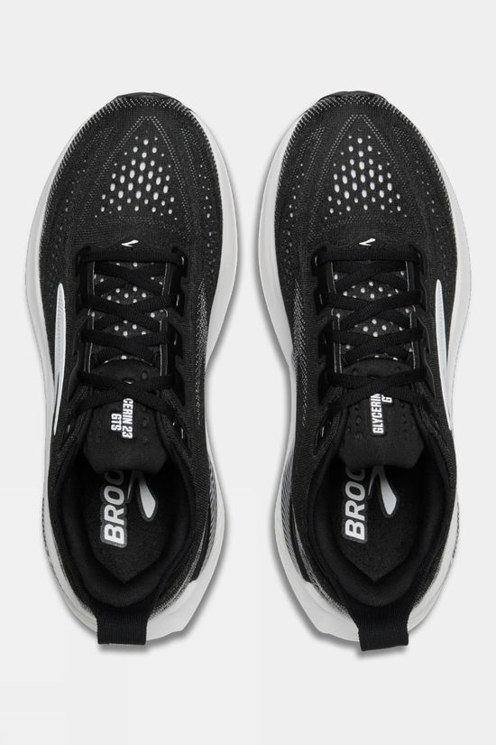Brooks Womens Glycerin GTS 23 Shoes - Wide Black/Grey/White