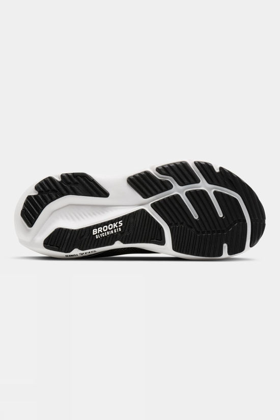 Brooks Womens Glycerin GTS 23 Shoes - Wide Black/Grey/White