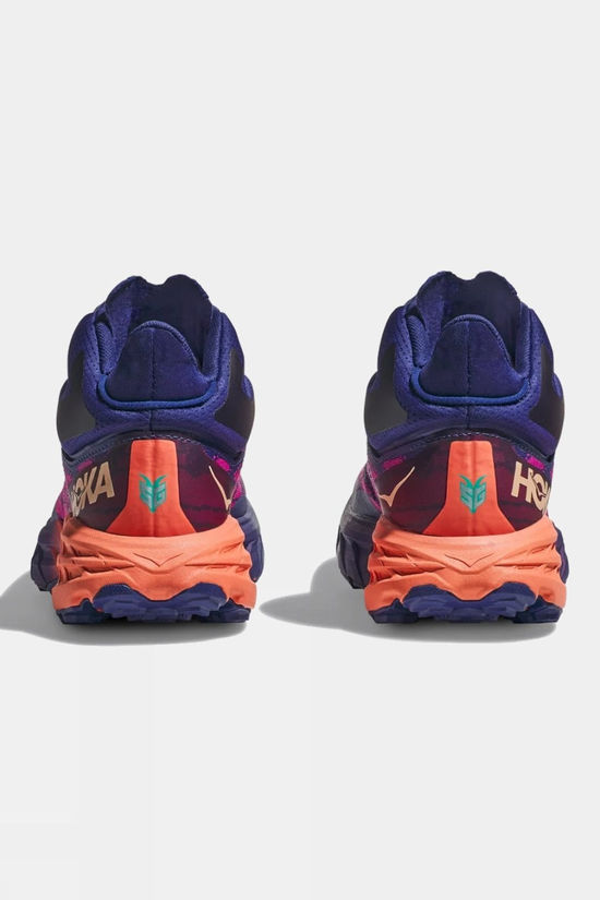 Hoka Womens Speedgoat 5 Mid GTX Shoes Bellwether Blue/Camellia