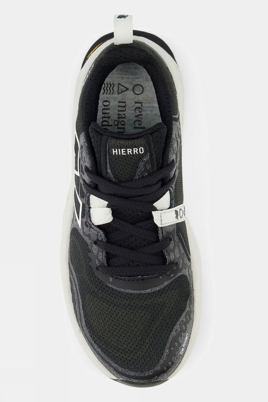 New Balance Womens Fresh Foam X Hierro V8 Shoes Black/Sea Salt/Grey Matter