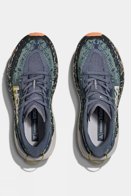 Hoka Womens Speedgoat 6 Shoes - Wide Grey Skies/Cosmic Grey