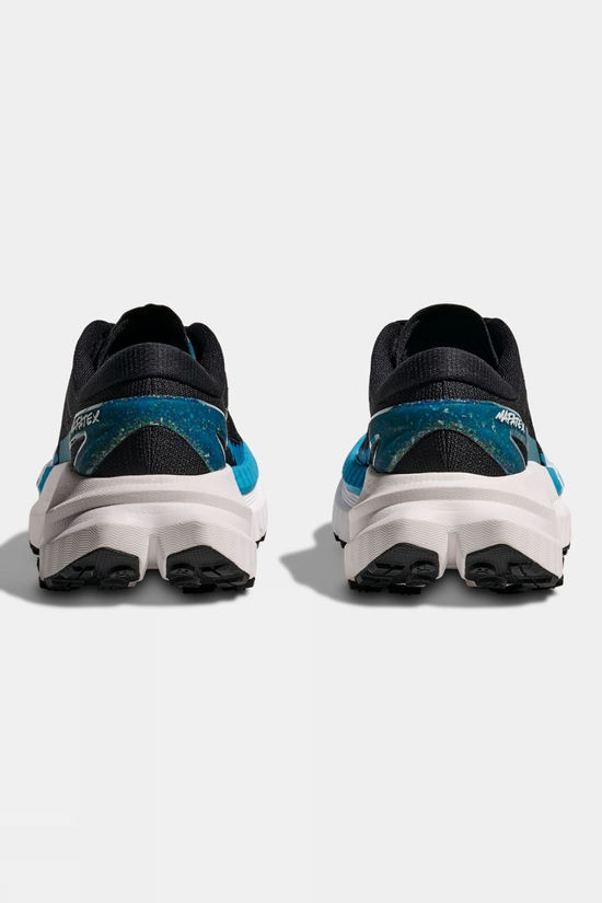 Hoka Womens Mafate X Shoes Black/Skyward Blue