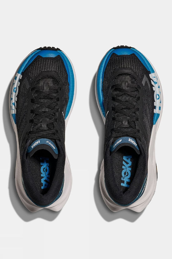 Hoka Womens Mafate X Shoes Black/Skyward Blue