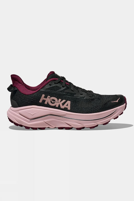 Hoka Womens Challenger 8 Shoes Black / Pink Opal