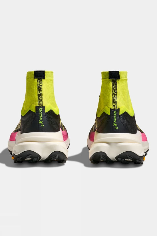 Hoka Womens Tecton X 3 Shoes Neon Hoka Citrus/Black