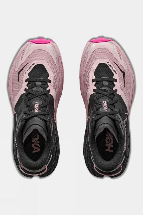 Hoka Womens Speedgoat 7 Shoes Black / Pink Opal