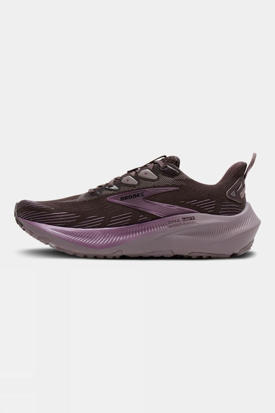 Brooks Womens Ghost Trail Shoes Raisin/Purple/Metallic