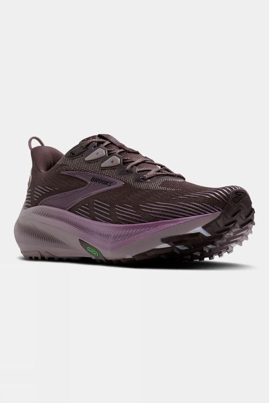 Brooks Womens Ghost Trail Shoes Raisin/Purple/Metallic