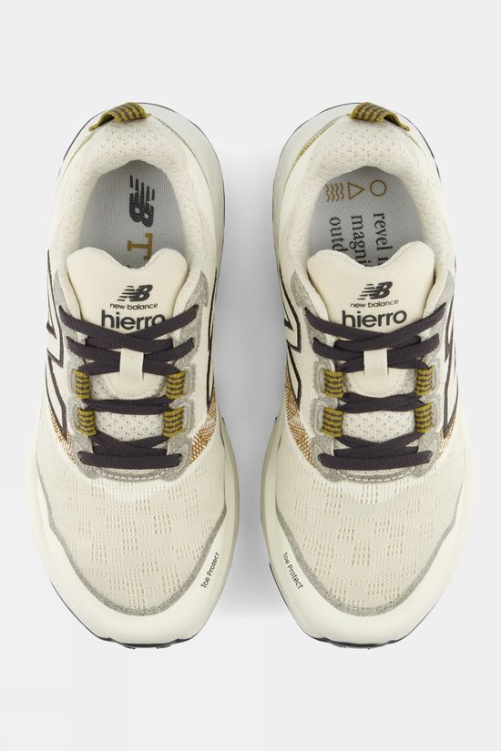New Balance Womens Fresh Foam X Hierro V9 Shoes Angora / Basil Oil