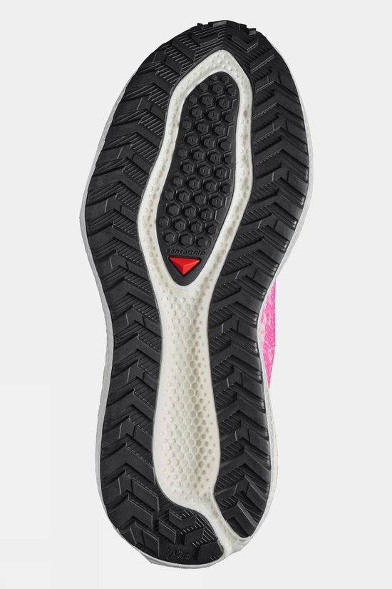 Salomon Womens Aero Glide 4 GRVL Shoes Vanilla Ice/Knockout Pink/Black