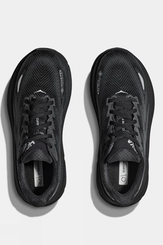 Hoka Mens Clifton 9 GTX Shoes Black/Black