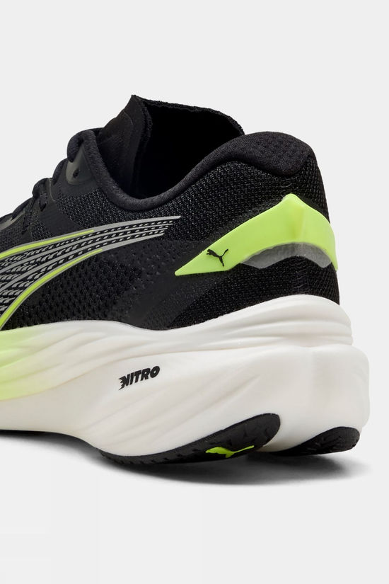 Puma Mens Deviate Nitro 3 Shoes Puma Black/Yellow Alert