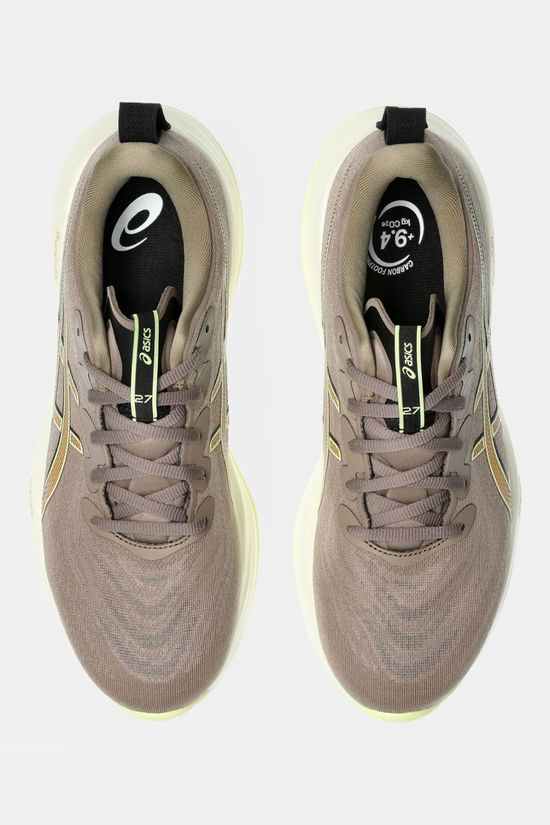 Asics Mens Gel-Cumulus 27 Shoes Taupe Grey/Black