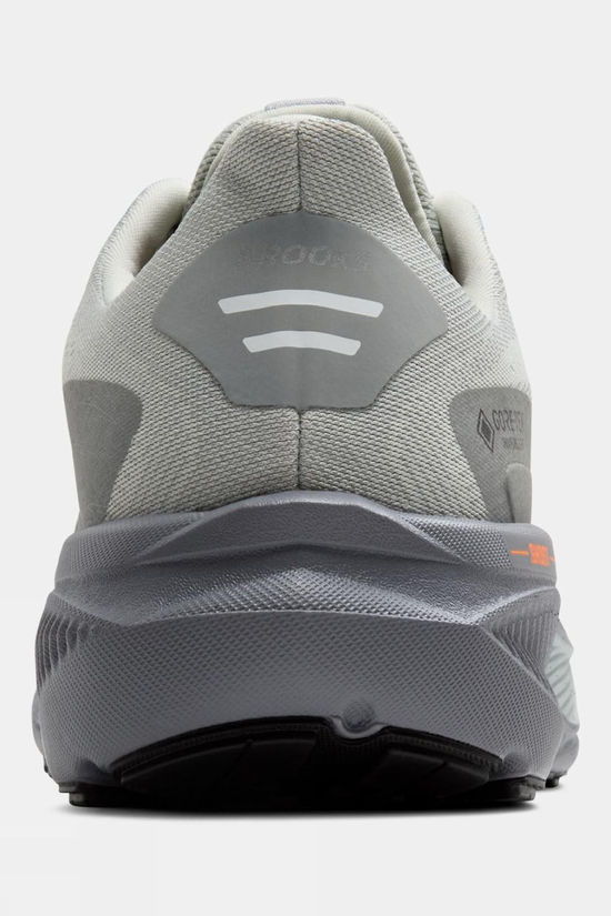 Brooks Mens Ghost 17 GTX Shoes Smoke/Primer Grey/ Orange