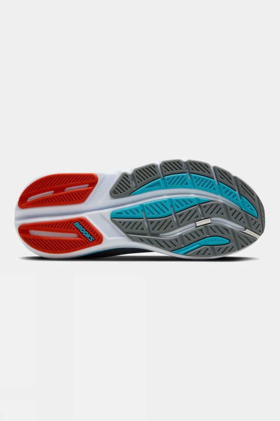Brooks Mens Ghost Max 3 Shoes Primer Grey/Antarctica/Red