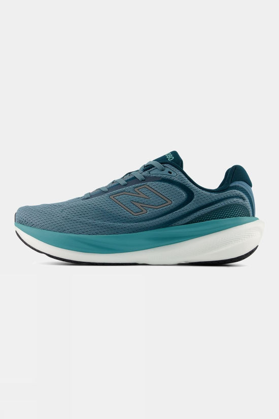 New Balance Mens 1080V15 Shoes Medusa Green / Dark Silver Metallic / Salt Water