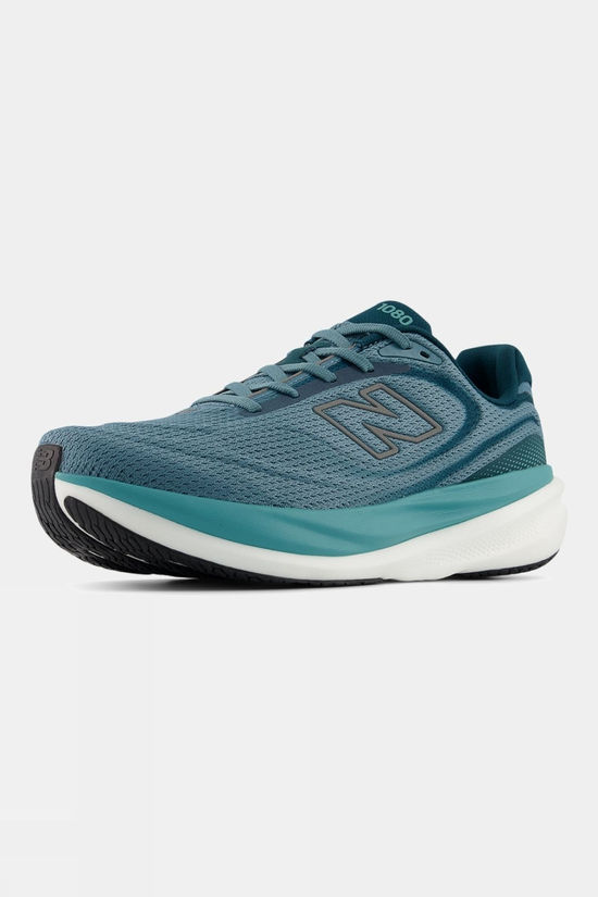 New Balance Mens 1080V15 Shoes Medusa Green / Dark Silver Metallic / Salt Water