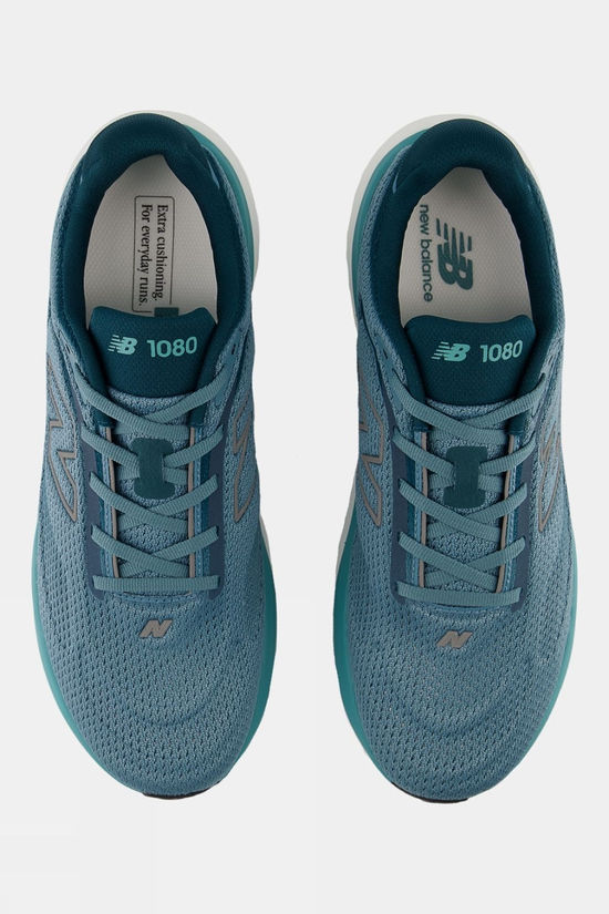 New Balance Mens 1080V15 Shoes Medusa Green / Dark Silver Metallic / Salt Water
