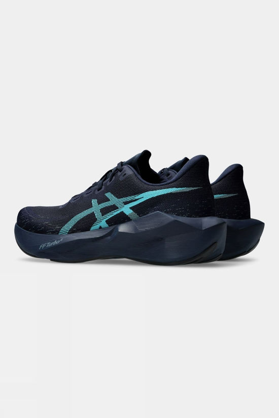 Asics Mens Novablast 6 Shoes Midnight/Energy Aqua