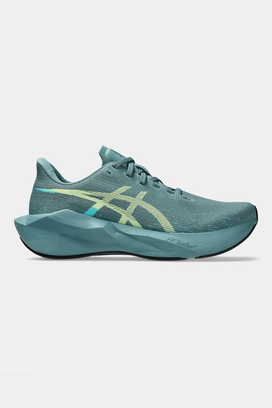 Asics Mens Novablast 6 Shoes Foggy Teal/Illuminate Yellow