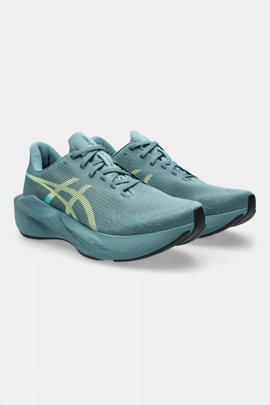 Asics Mens Novablast 6 Shoes Foggy Teal/Illuminate Yellow