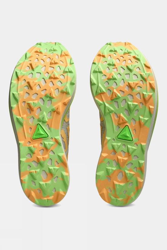 Asics Mens Metafuji Trail Shoes Cream/Orange Glow