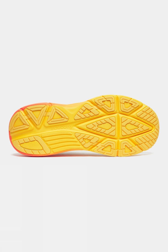 Saucony Mens Guide 19 Shoes Ivory/Fire