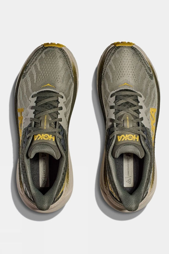 Hoka Mens Challenger ATR 7 Shoes Olive Haze/Forest Cover