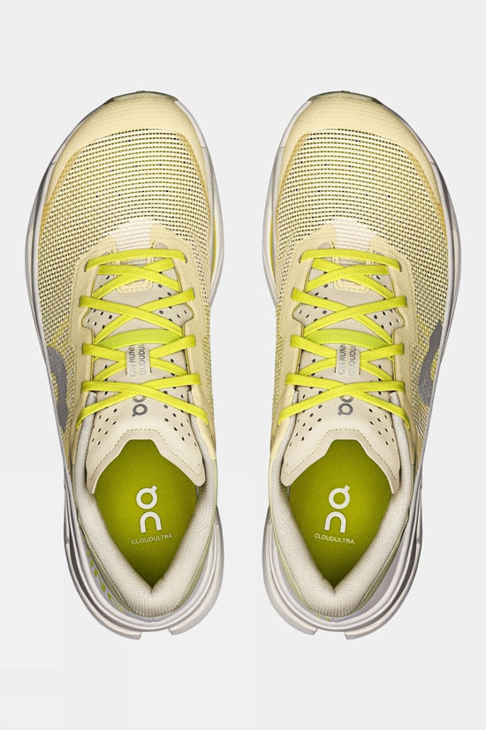 On Mens Cloudultra 3 Shoes Pelican | White