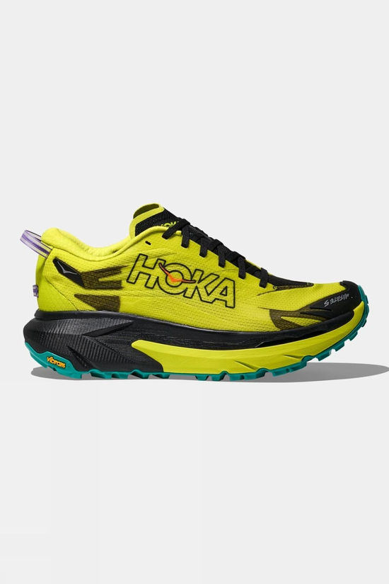 Hoka Mens Mafate 5 Shoes Black / Hoka Citrus