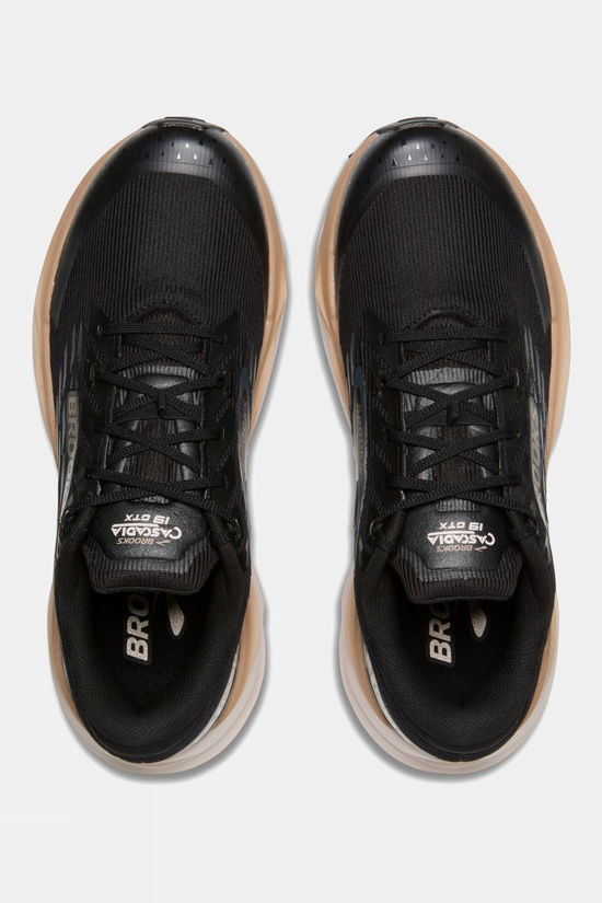 Brooks Mens Cascadia 19 GTX Shoes Black/Ebony/Chateau Gray