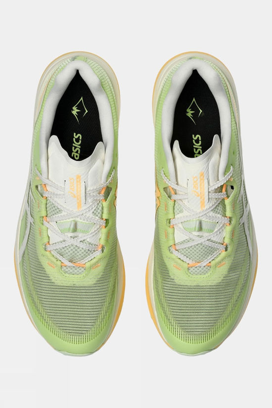 Asics Mens FujiSpeed 4 Shoes Lime Green/Cream