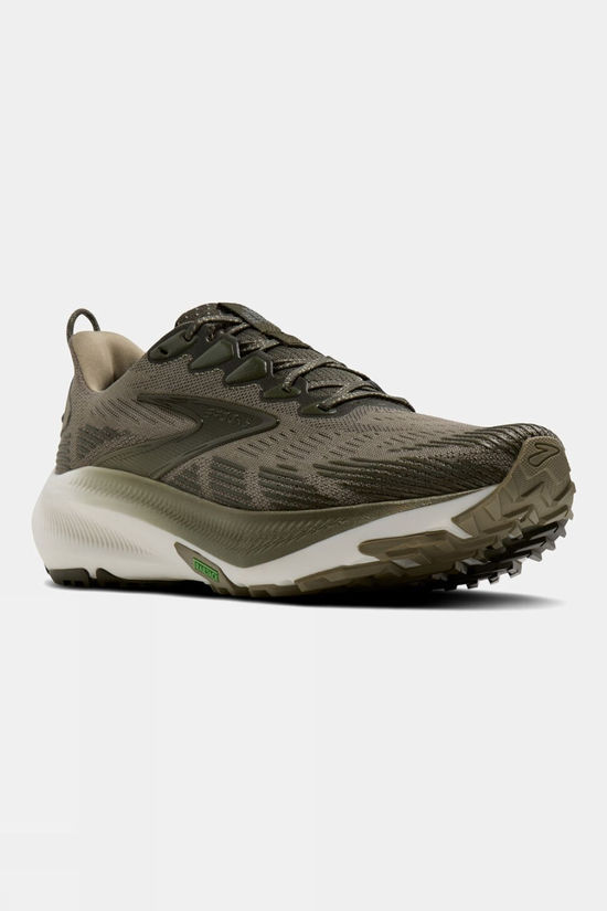 Brooks Mens Ghost Trail Shoes Olive/Olive/Metallic