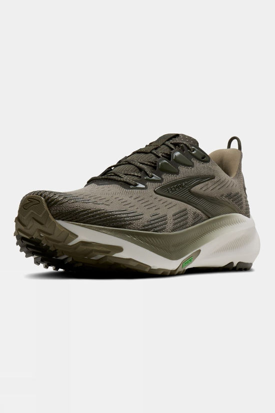 Brooks Mens Ghost Trail Shoes Olive/Olive/Metallic